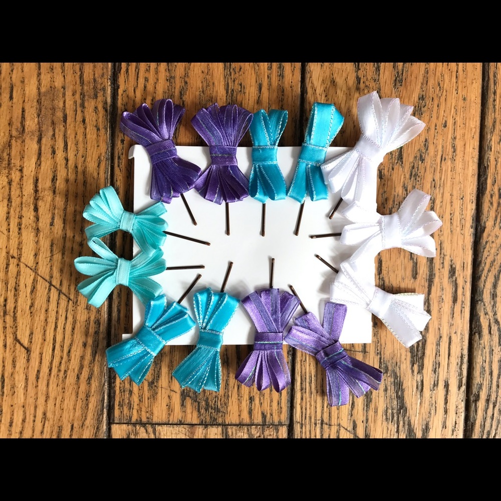 Ribbon bow Bobby pin hair clip accessory pins bows